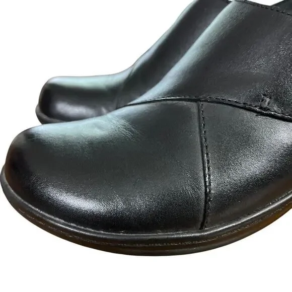 Clarks Black Leather Mules - Picture 8 of 16
